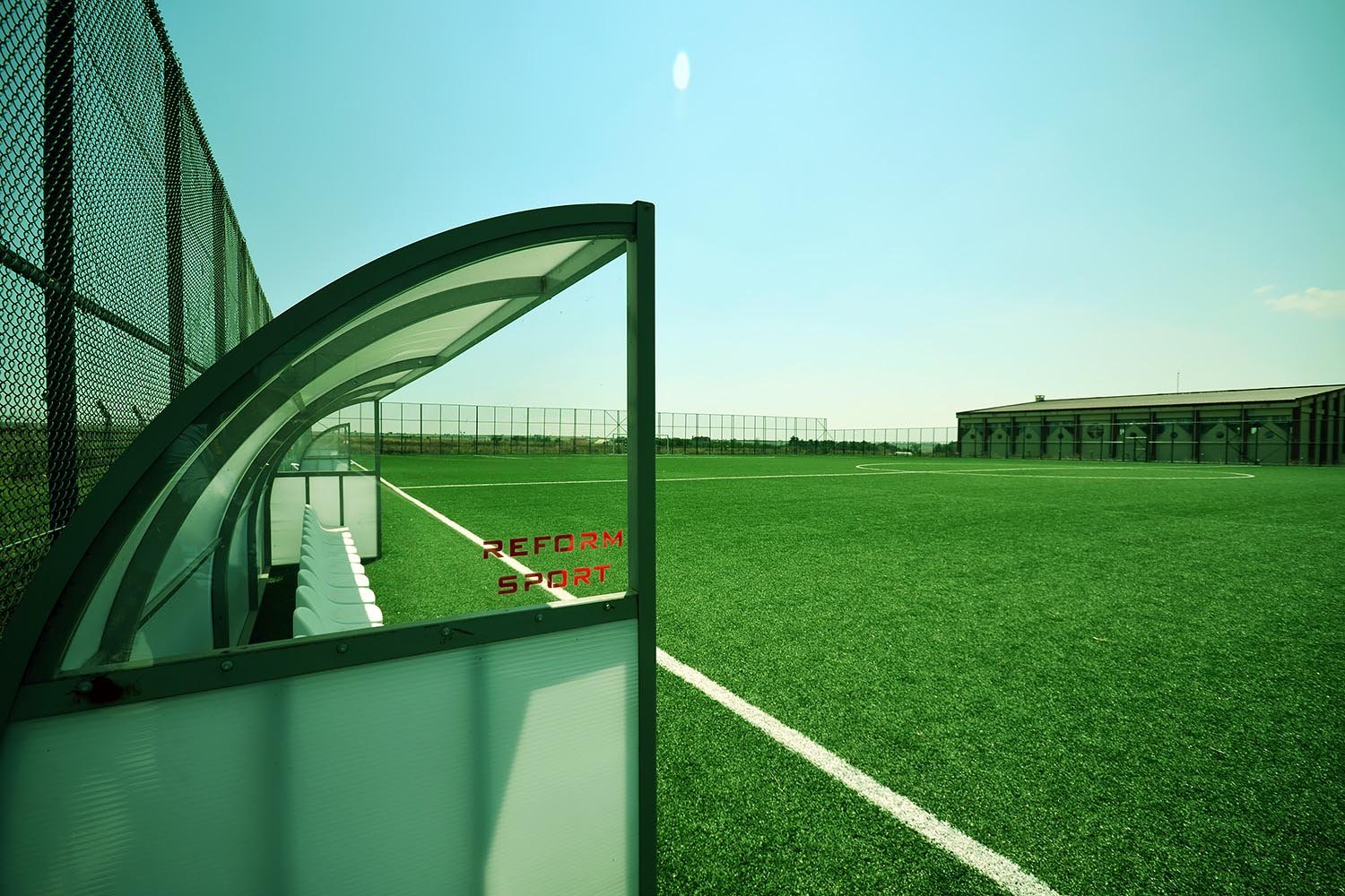 soccer fields